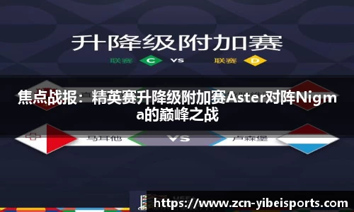 焦点战报：精英赛升降级附加赛Aster对阵Nigma的巅峰之战